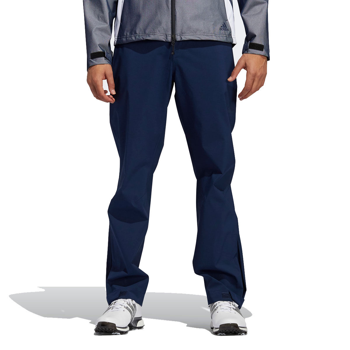 Buy adidas Mens Pin Roll Golf Trousers Crew Navy