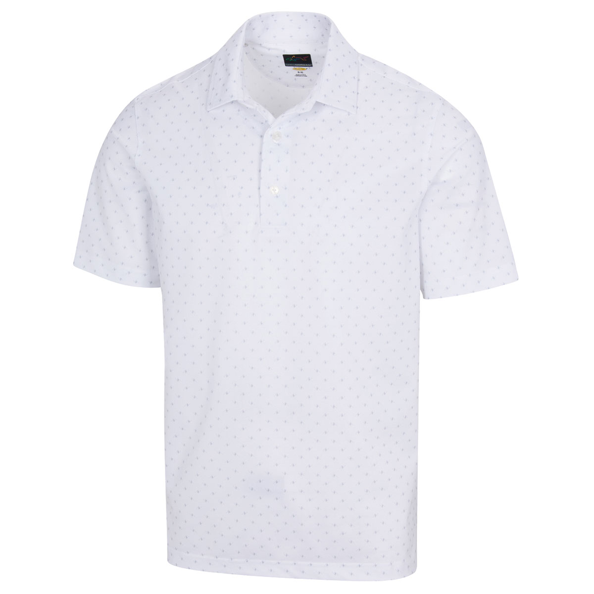 Mens white 2024 golf tops