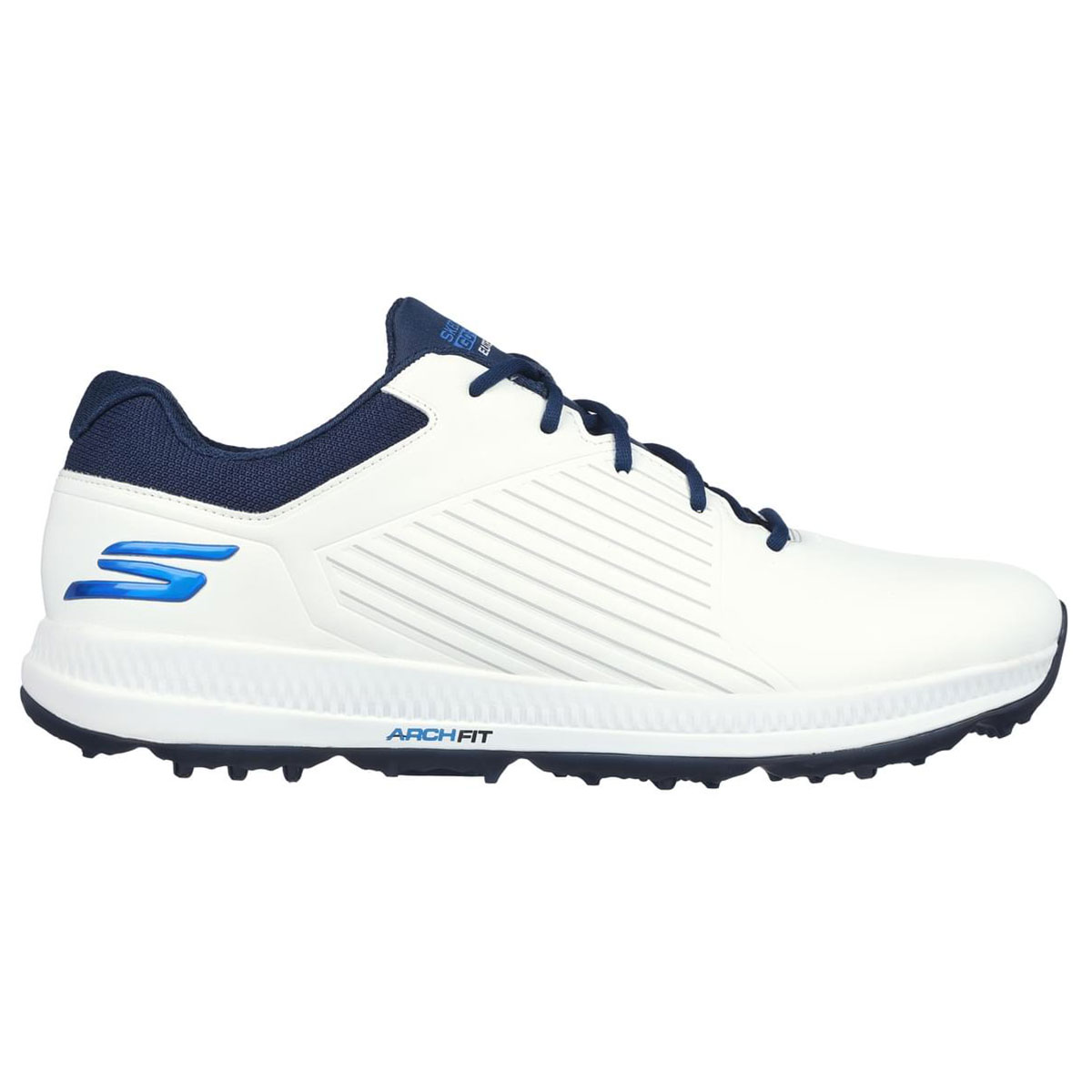 Navy blue nike store golf shoes