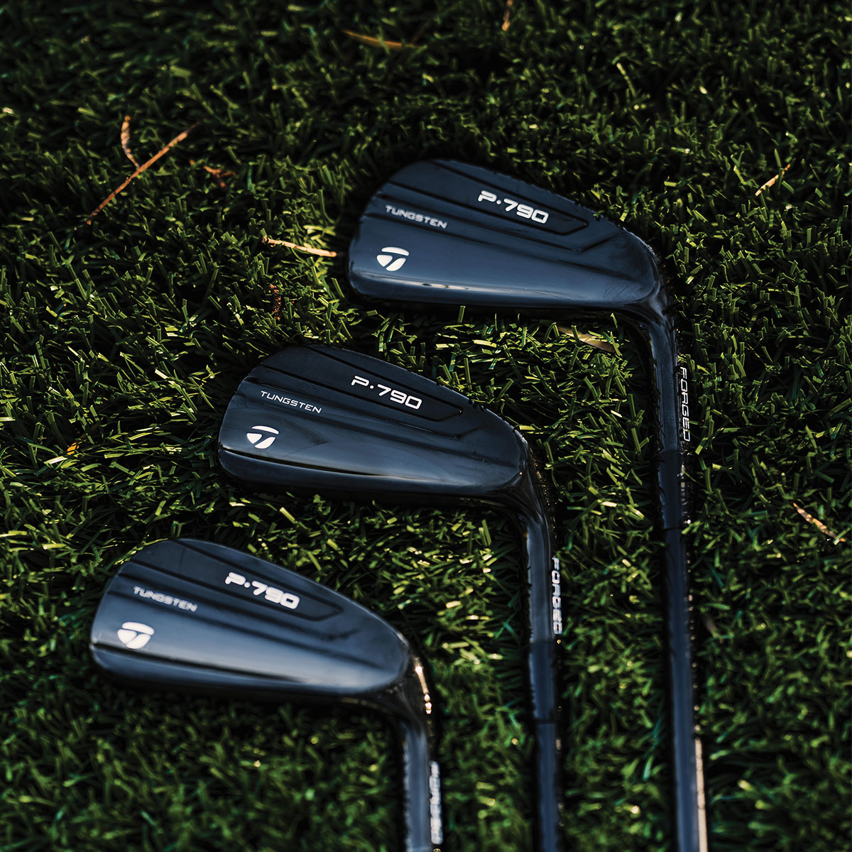 TaylorMade P790 Black Steel Irons from american golf