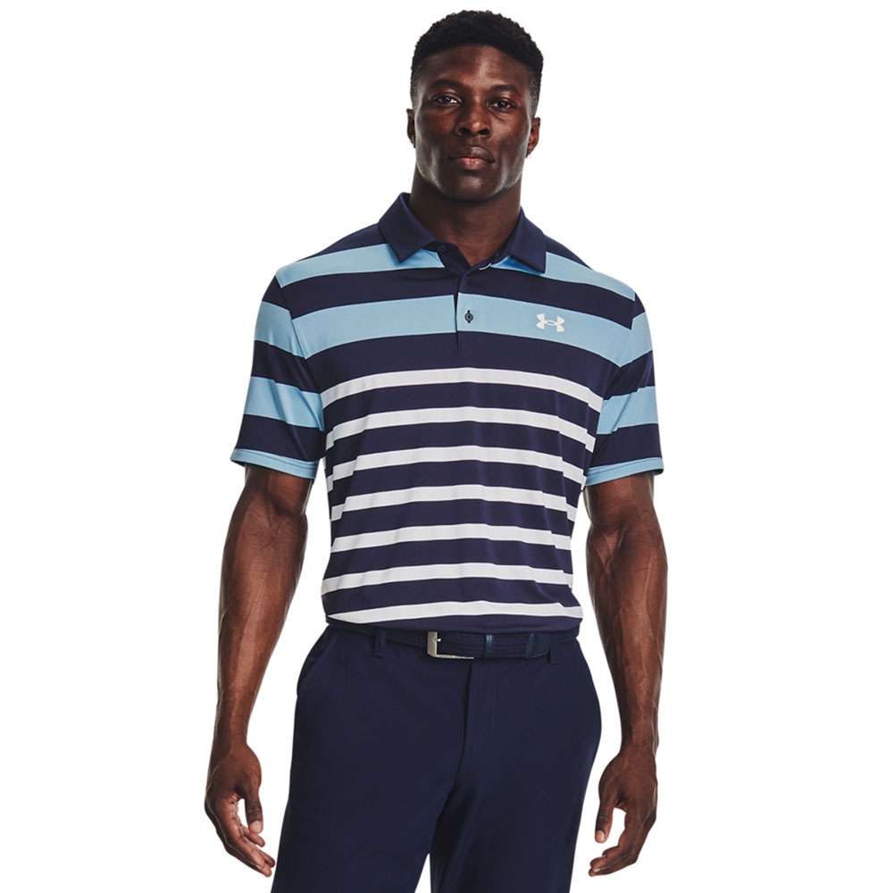 Under Armour Men s Playoff 3.0 Stripe Golf Polo Shirt from