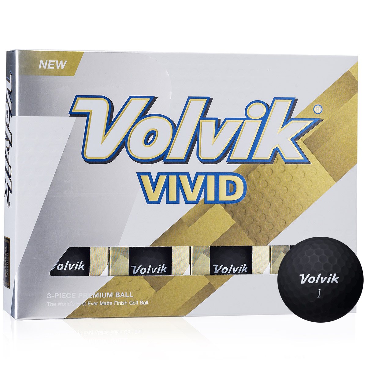 Volvik Vivid ゴルフボール 前世代 (1ダース) 「正規品」 www