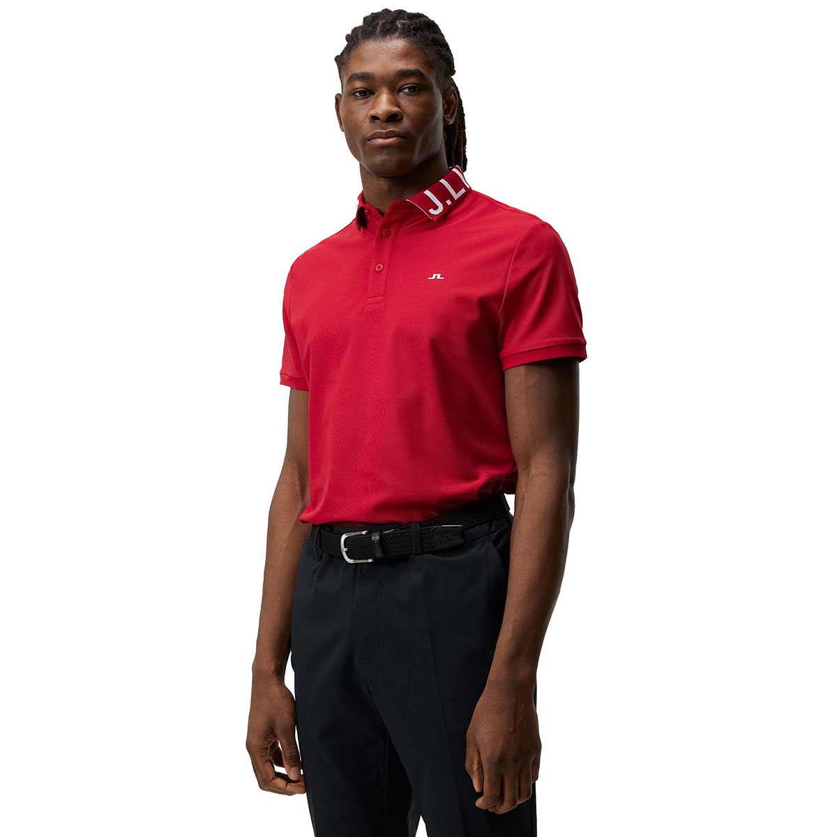 Mens red outlet golf shirt