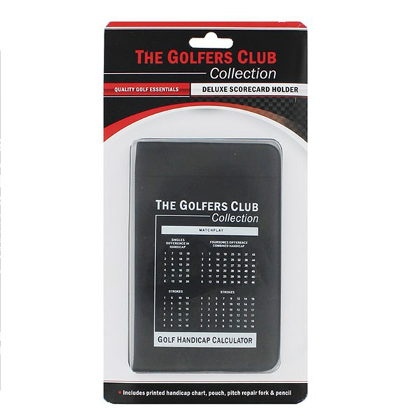 The Golfers Club Deluxe Golf Scorecard Holder From American Golf