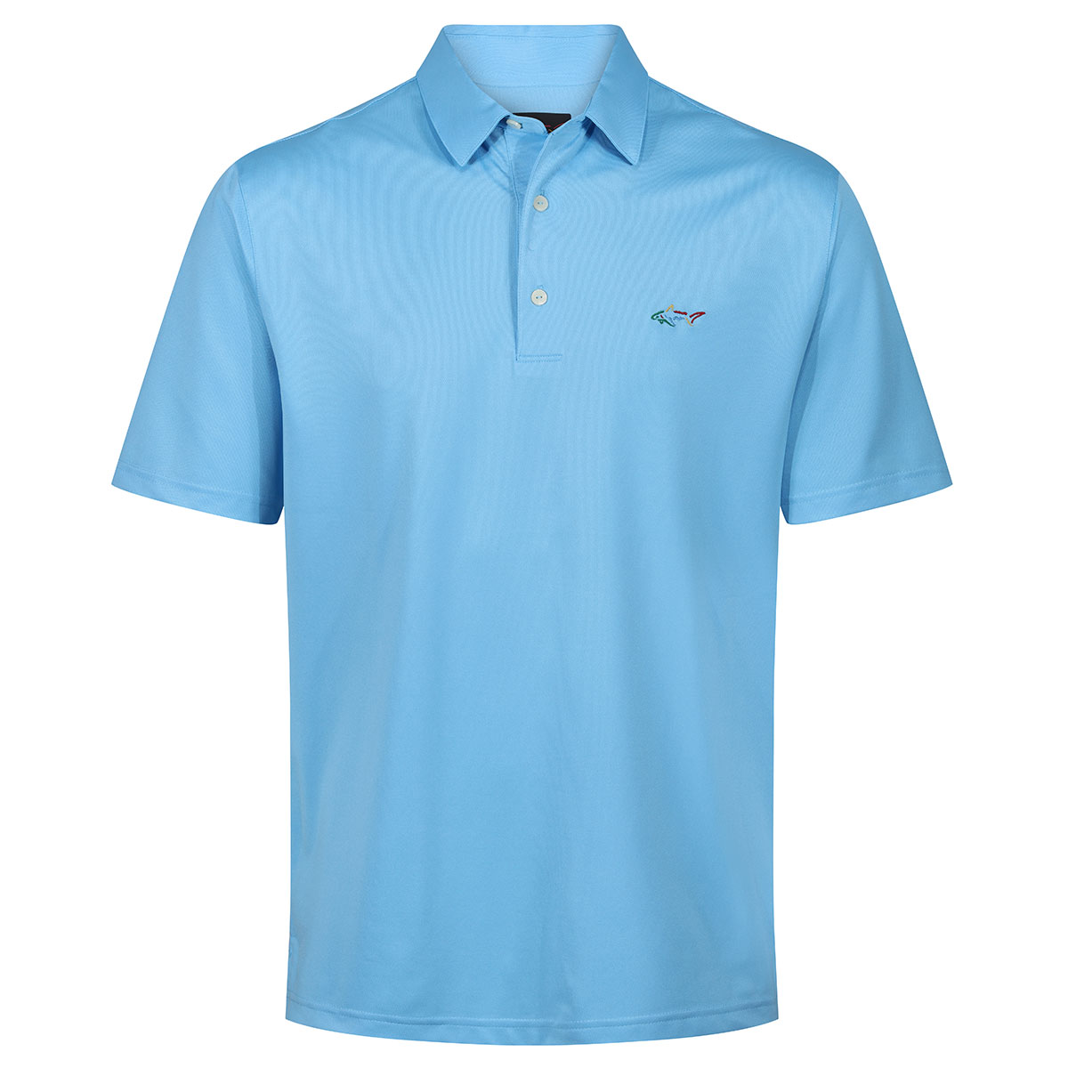 Greg Norman Men's Shark Logo Golf Polo Shirt from american golf