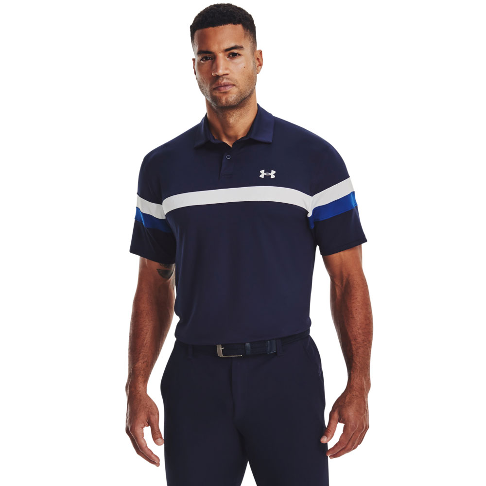 Under Armour Men's T2G Blocked Golf Polo Shirt from american golf