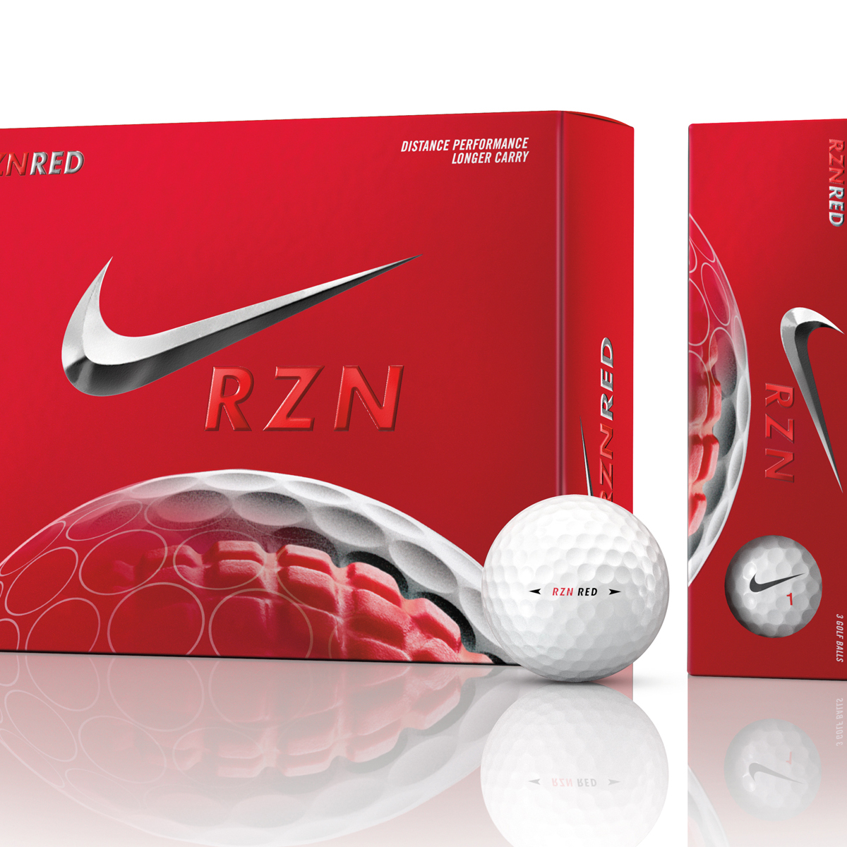 Nike Golf RZN Red 12 Ball Pack from american golf